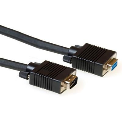 ACT High Performance VGA extension cable male-female 50cm Black