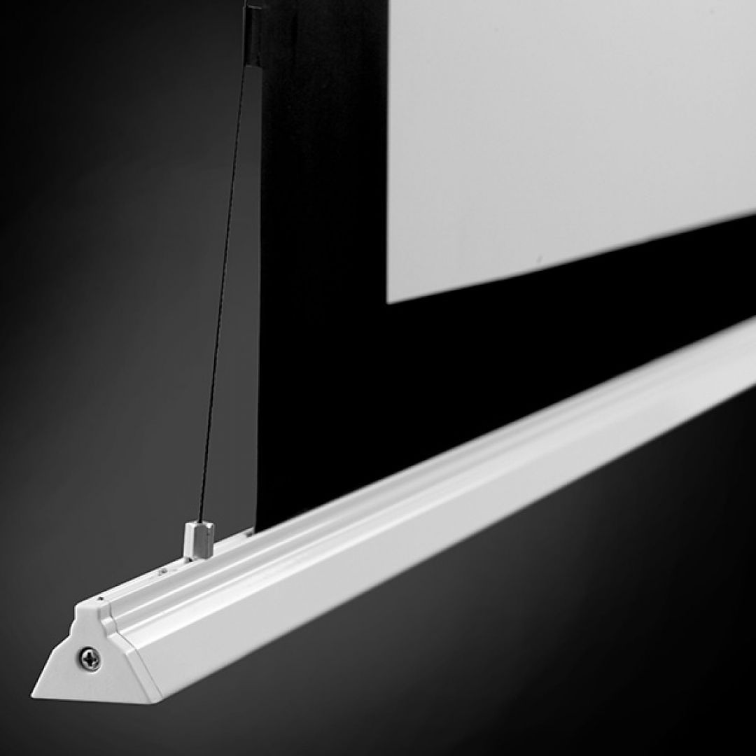 Funscreen Pro Matt White Tensioned Motor 176x291 cm Format 16:10 Premium Plus In-Ceiling