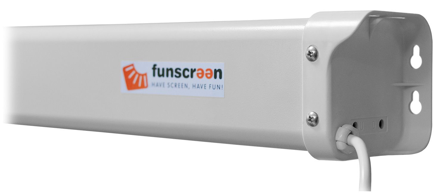 Funscreen Matt White Motor 212x305 cm Format 16:10