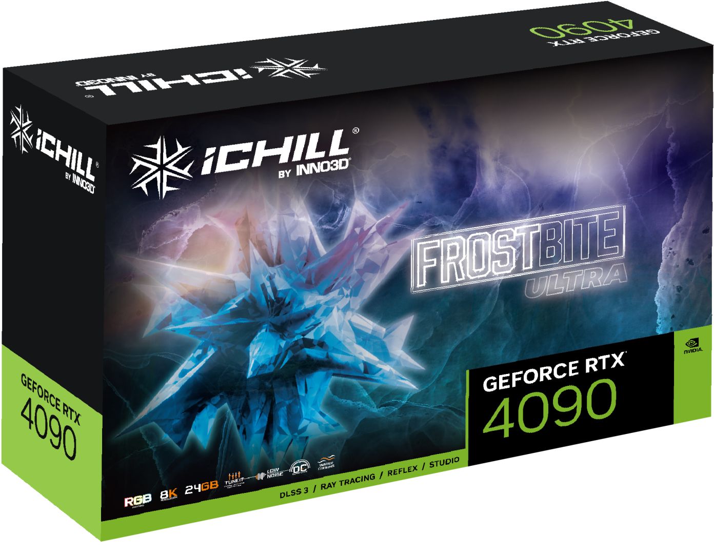 Inno3D GeForce RTX 4090 24GB GDDR6X IChill Frostbite Ultra