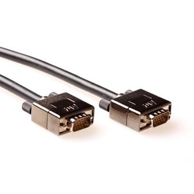 ACT High Performance VGA cable male-male with metal hoods 3m Black