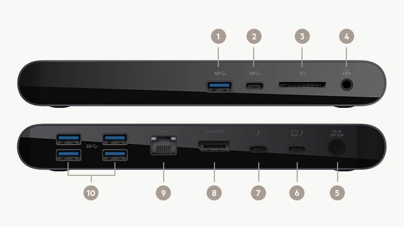 Belkin Thunderbolt 3 Dock Pro Grey