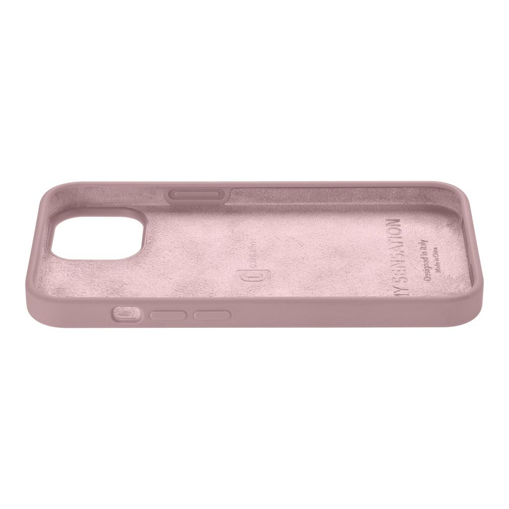 FIXED Cellularline Sensation protective silicone cover for Apple iPhone 14 MAX, pink