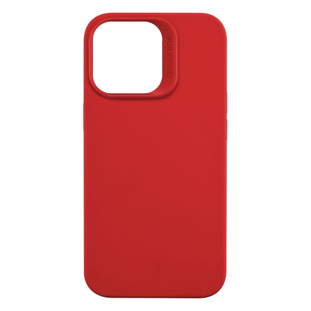 FIXED Cellularline Sensation protective silicone cover for Apple iPhone 14 PRO MAX, red