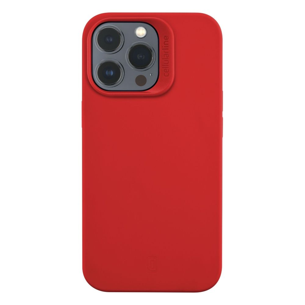 FIXED Cellularline Sensation protective silicone cover for Apple iPhone 14 PRO MAX, red