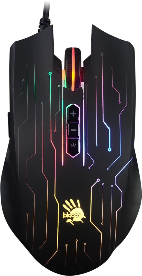 A4-Tech Bloody Q81 Circuit RGB Gamer Mouse Black