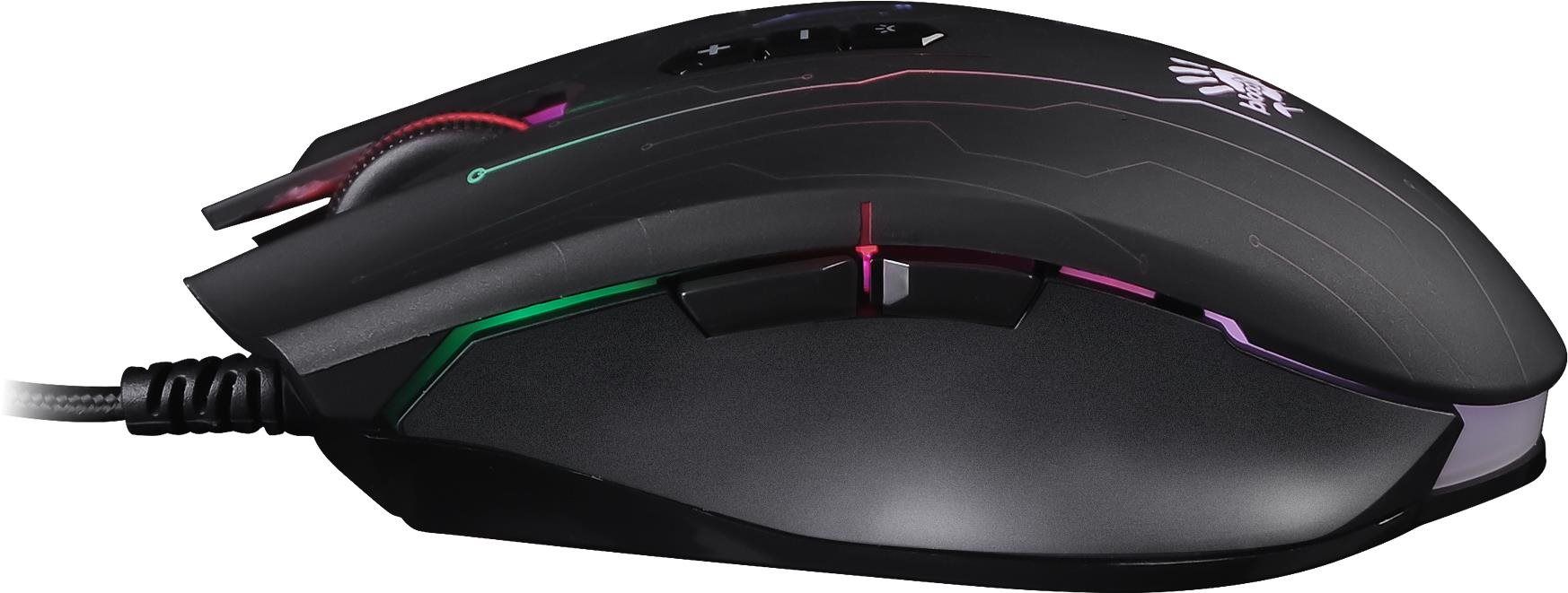 A4-Tech Bloody Q81 Circuit RGB Gamer Mouse Black