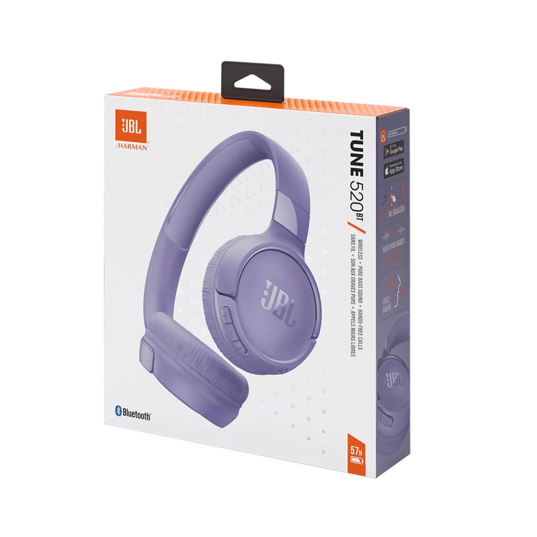 JBL Tune 520BT Wireless Bluetooth Headset Purple