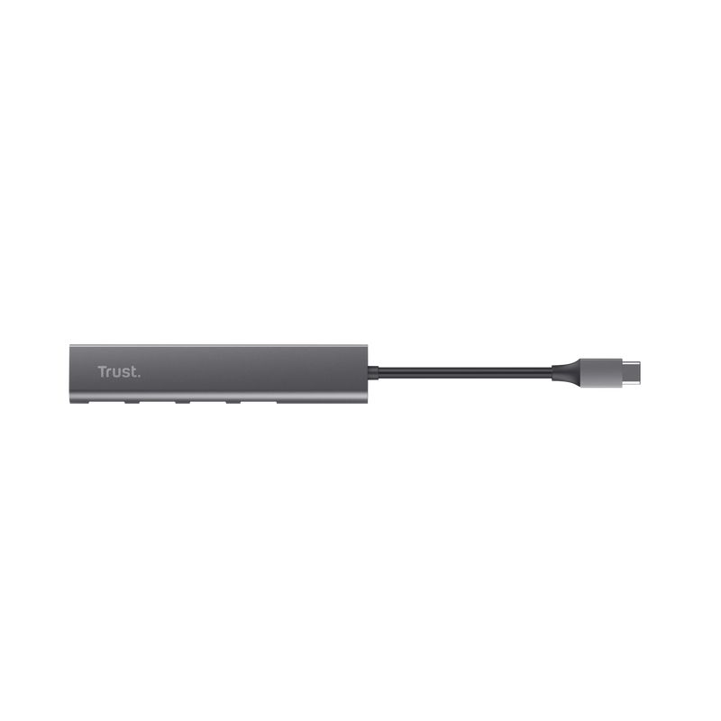 Trust Halyx USB-C to 4 Port USB3.2 Gen1 HUB Aluminium Grey