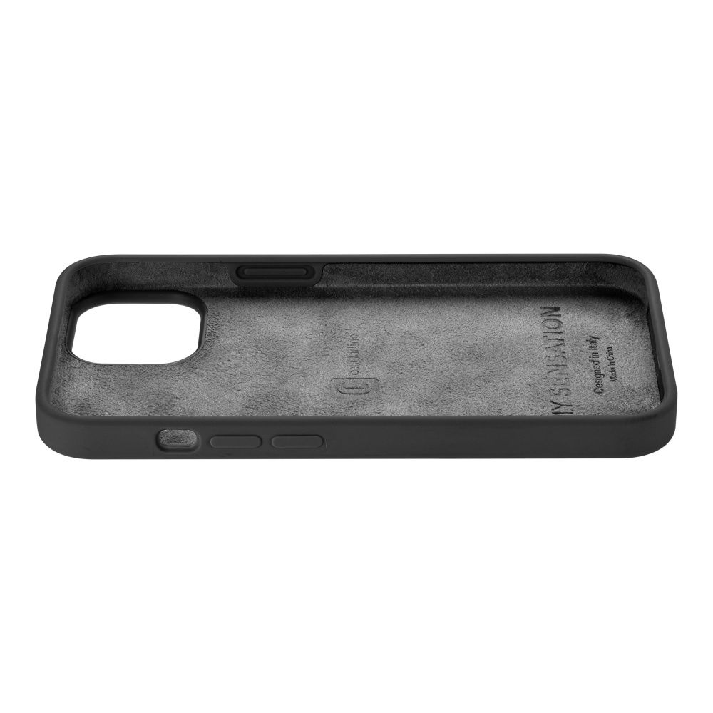 FIXED Cellularline Sensation protective silicone cover for Apple iPhone 14, black