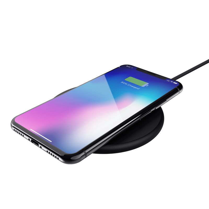 Trust Viro Compact and fast 15W wireless charger with USB-C connection Black