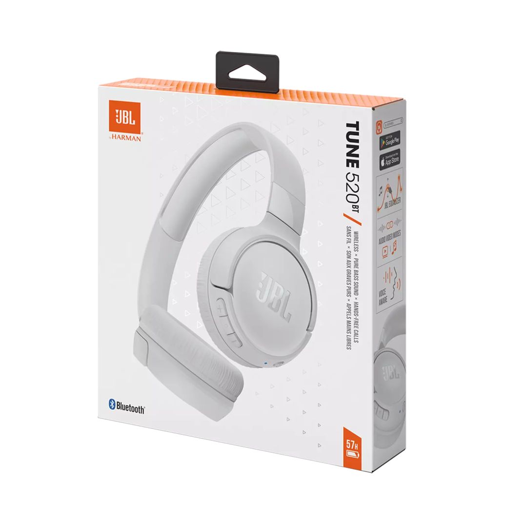 JBL Tune 520BT Wireless Bluetooth Headset White