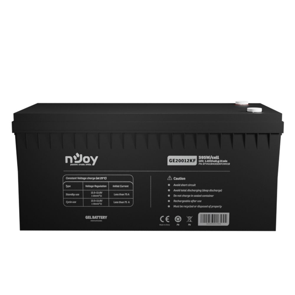 Njoy 12V/200Ah szünetmentes akkumulátor 1db/csomag