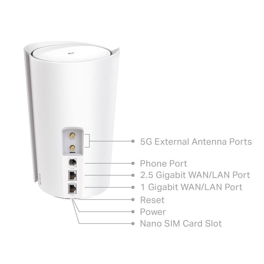 TP-Link Deco X80-5G Whole Home Wi-Fi 6 Gateway (1-pack)