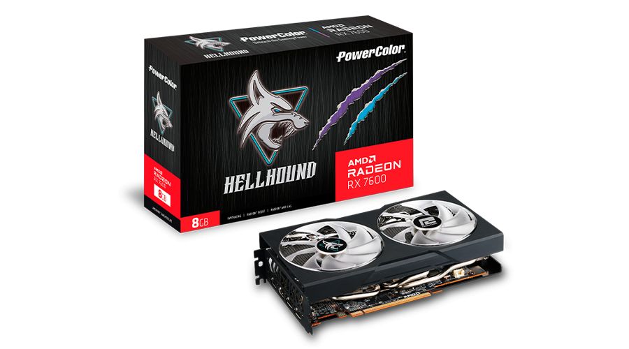 PowerColor RX 7600 8GB DDR6 Hellhound