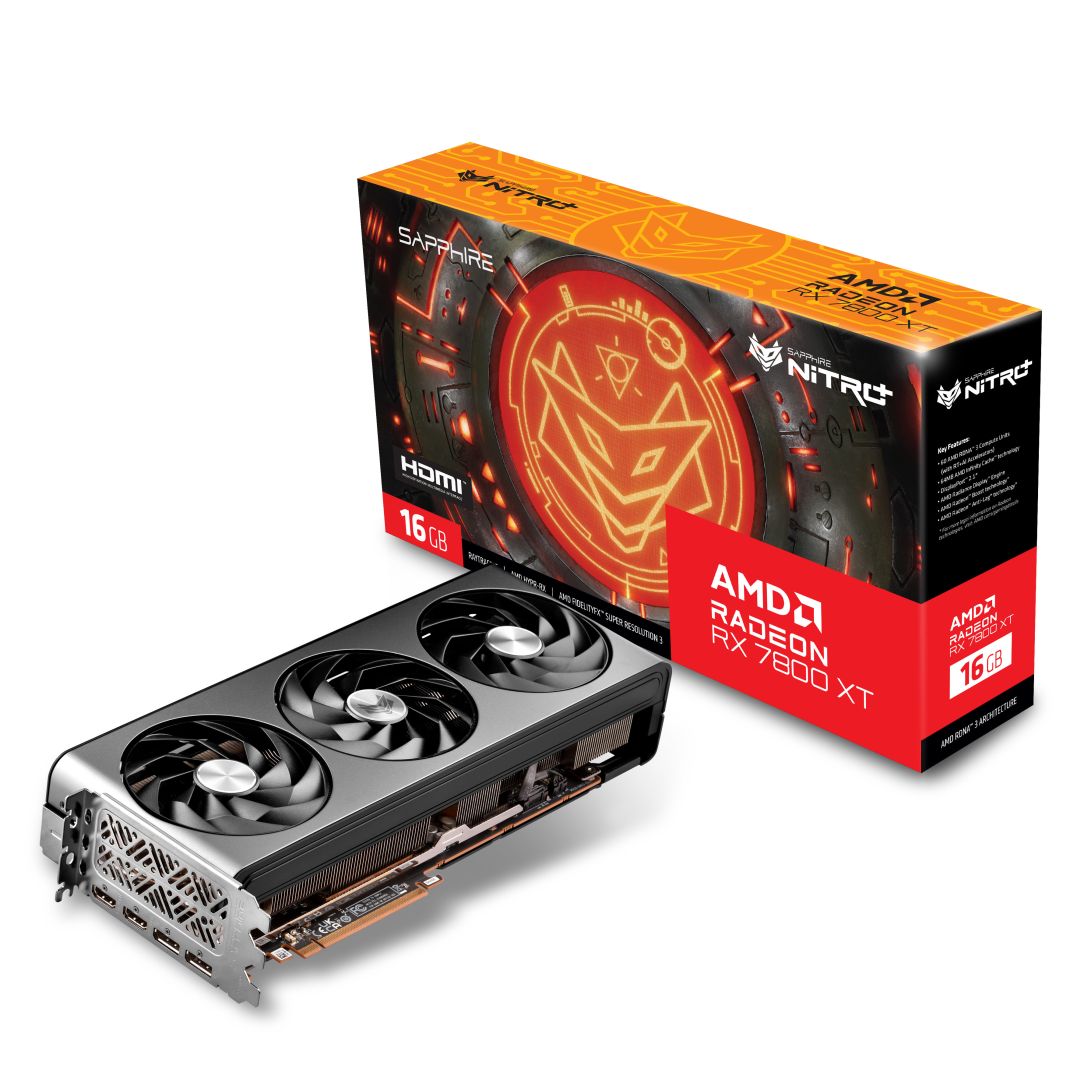 Sapphire Radeon RX 7800XT 16GB DDR6 OC Nitro+