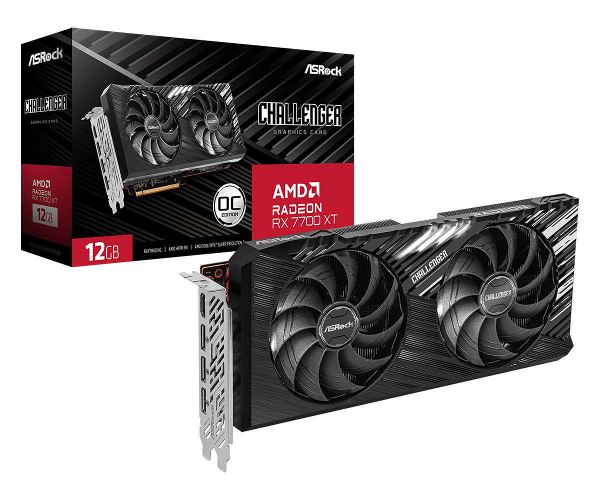 ASRock Radeon RX 7700 XT Challenger 12GB OC