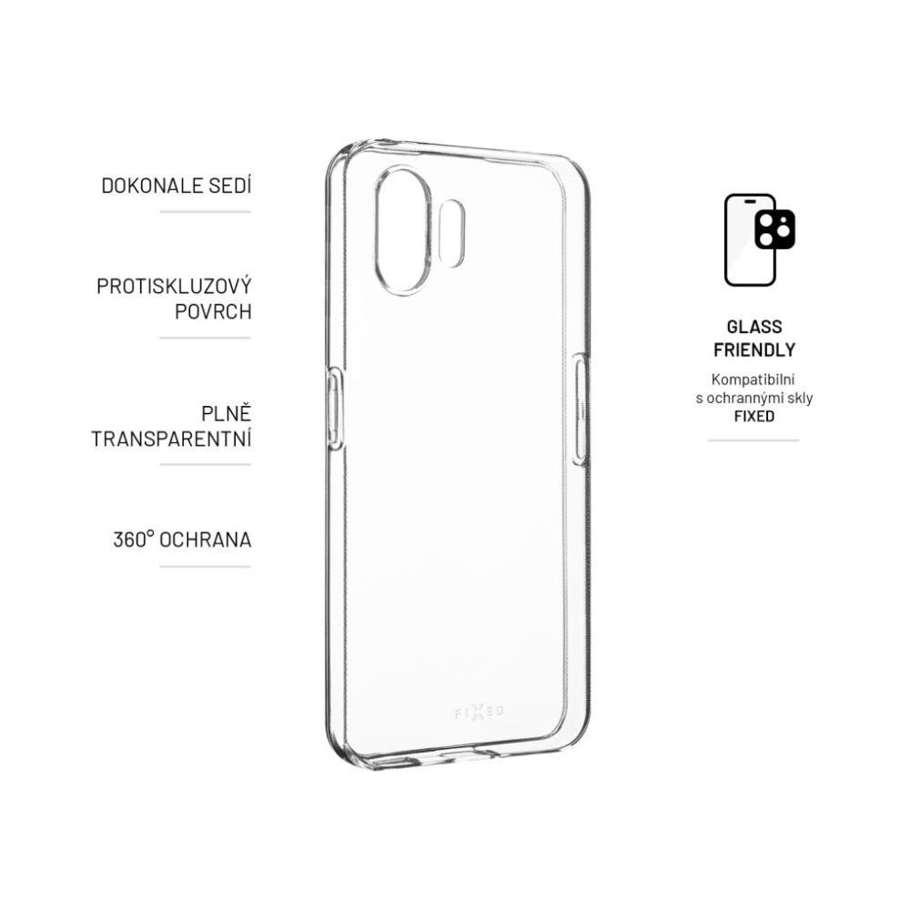 FIXED TPU Gel Case for Nothing phone (2), clear