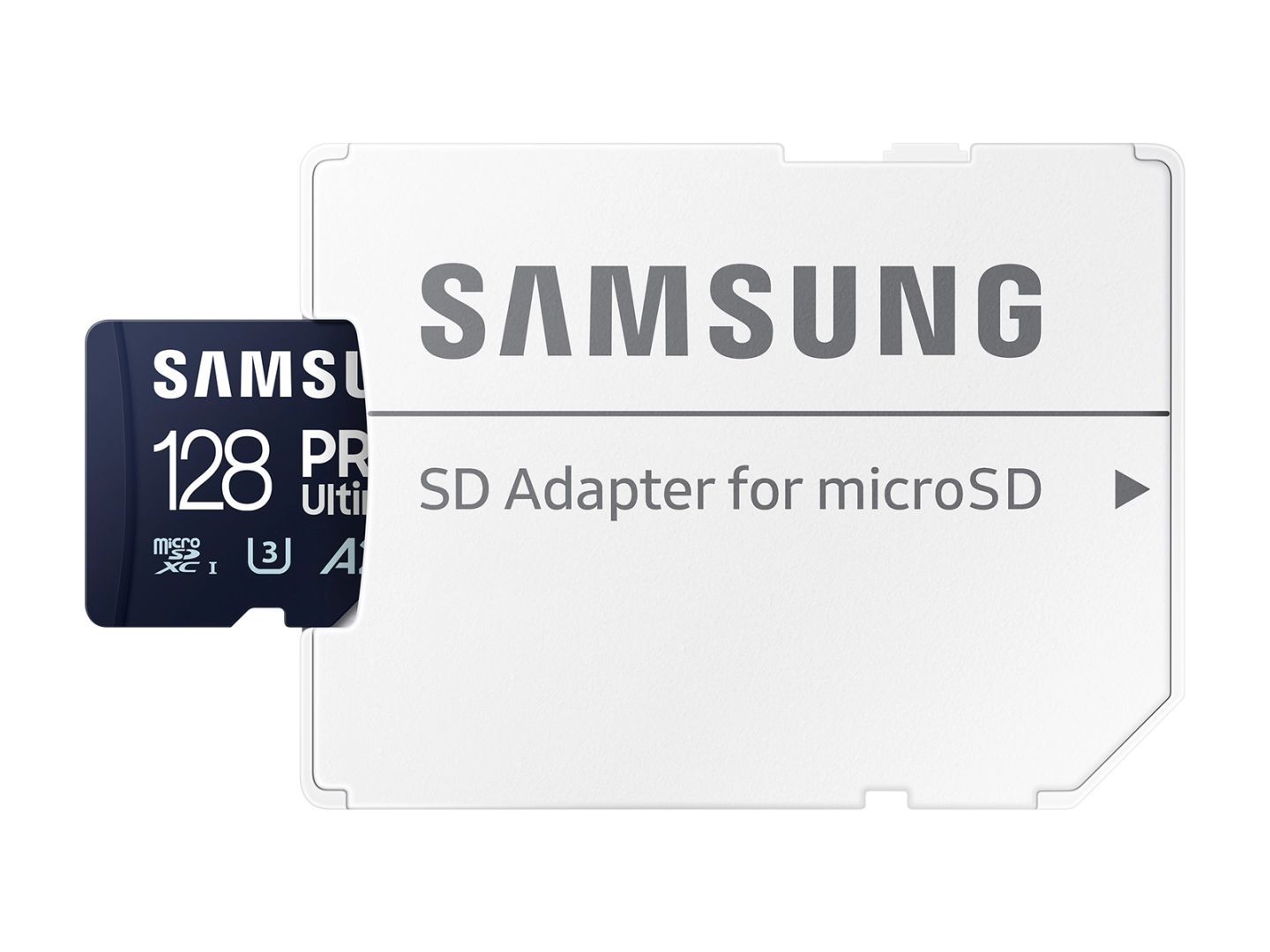 Samsung 128GB microSDXC Pro Ultimate Class10 U3 A2 V30 + adapterrel