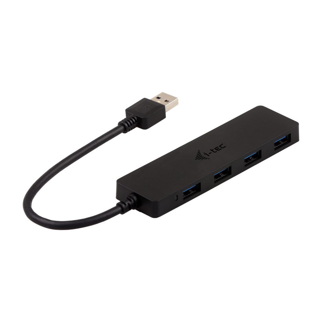 A4-Tech USB 3.0 Slim Passive HUB 4 Port Black