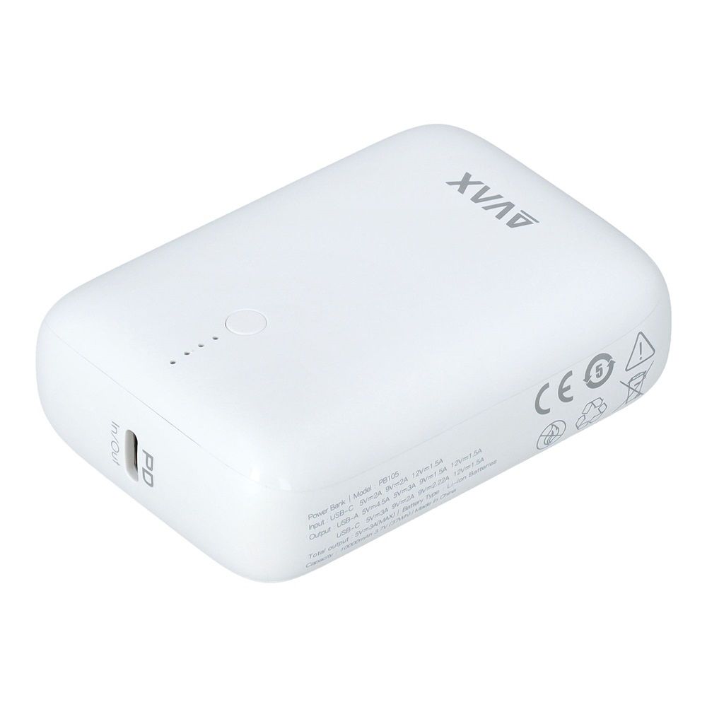 Avax PB105W MINI 10000mAh PowerBank White