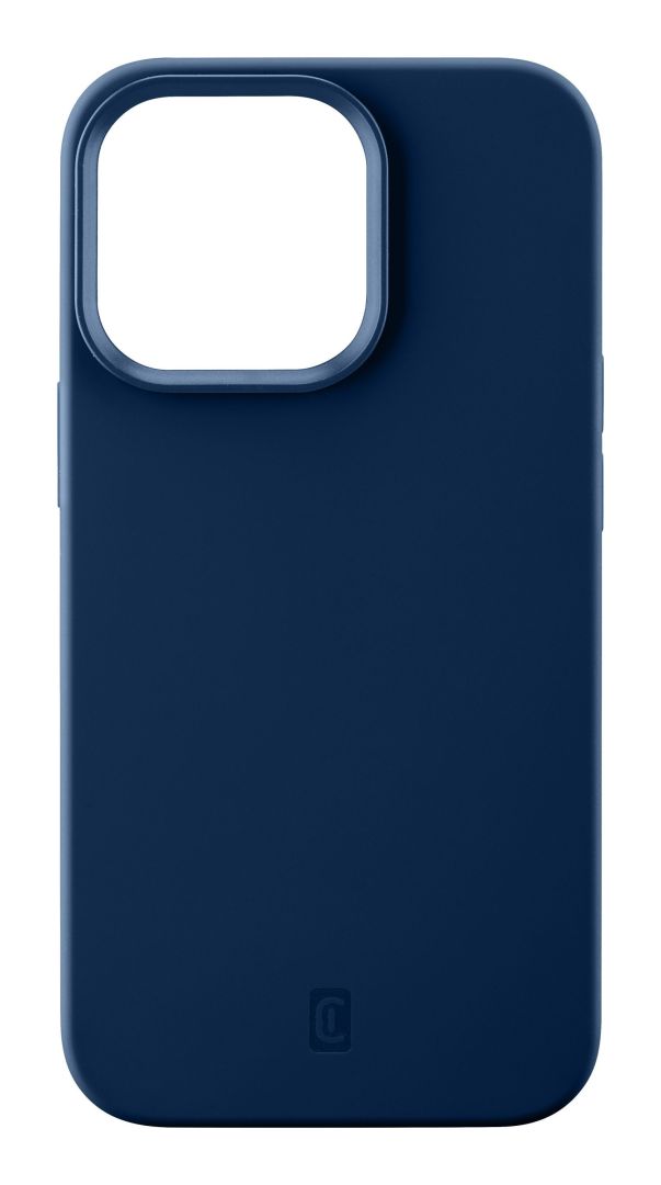 FIXED Protective silicone cover Cellularline Sensation for Apple iPhone 13 Pro, blue