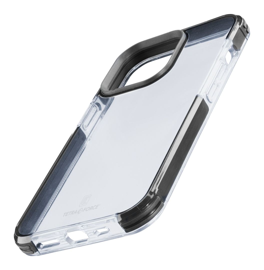 FIXED Ultra protective case Cellularline Tetra Force Shock-Twist for Apple iPhone 13, 2 levels of protection, transparent