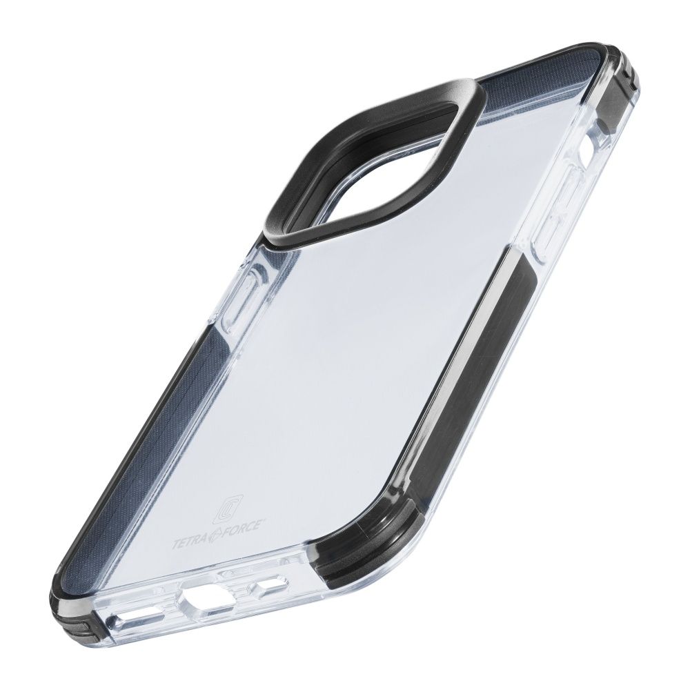 FIXED Ultra protective case Cellularline Tetra Force Shock-Twist for Apple iPhone 14, 2 levels of protection, transparent