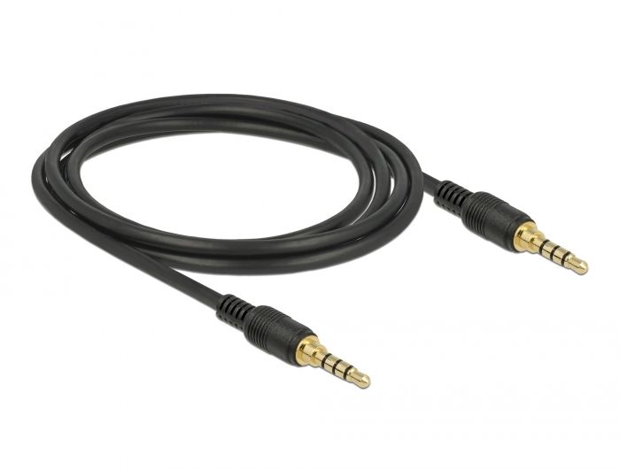 DeLock 3,5mm Jack cable 2m Black