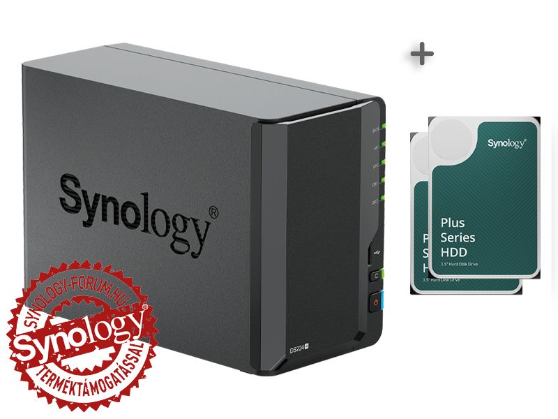 Synology DiskStation DS224+ (2 GB) (2HDD) (2x6TB)