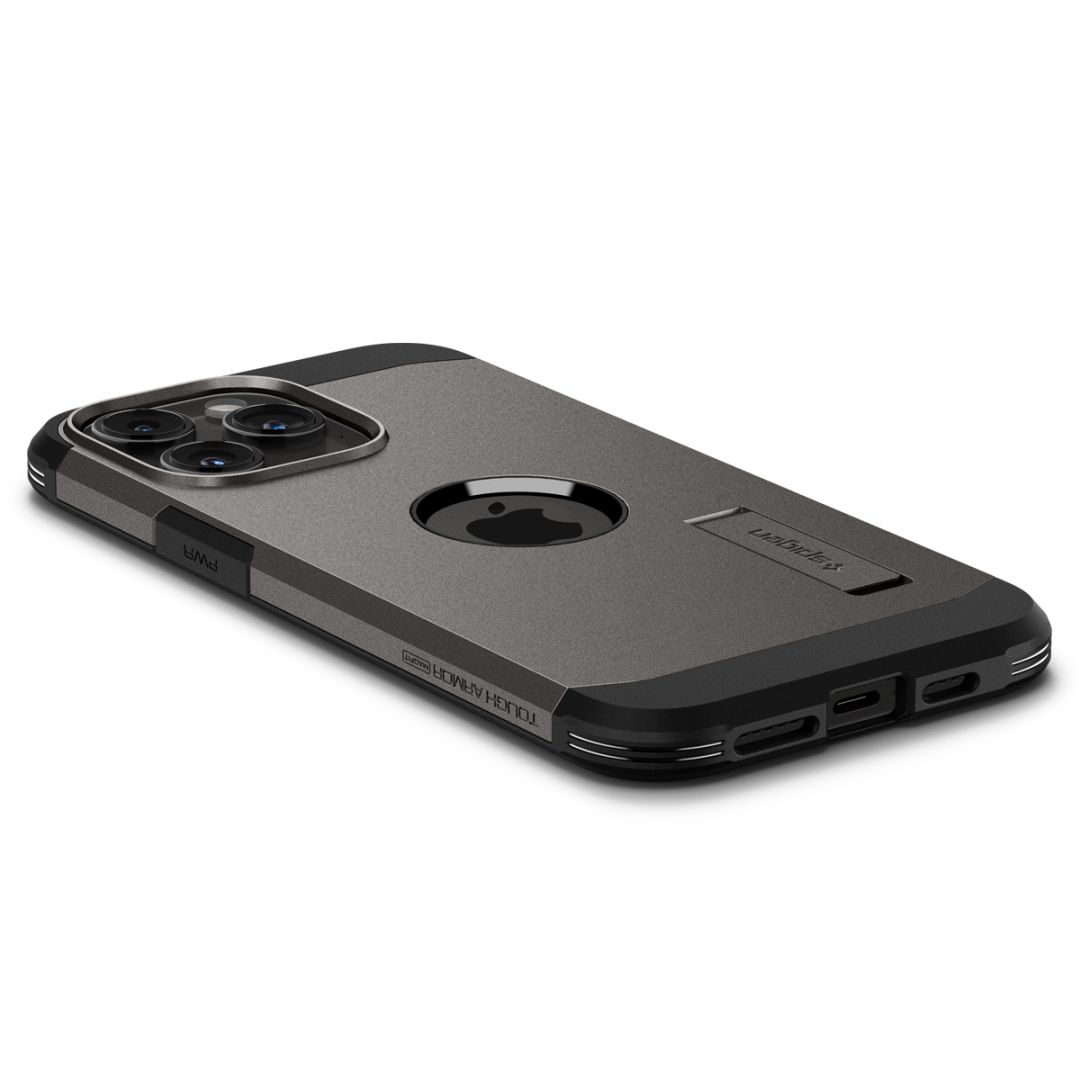 Spigen iPhone 15 Pro Max Case Tough Armor MagSafe (MagFit) Gunmetal