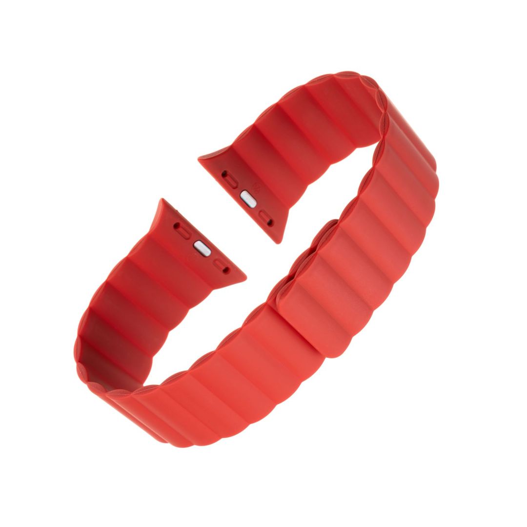 FIXED Magnetic Strap for Apple Watch 42/44/45mm, red