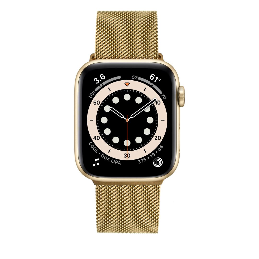 FIXED Mesh Strap for Apple Watch 42/44/45mm, gold