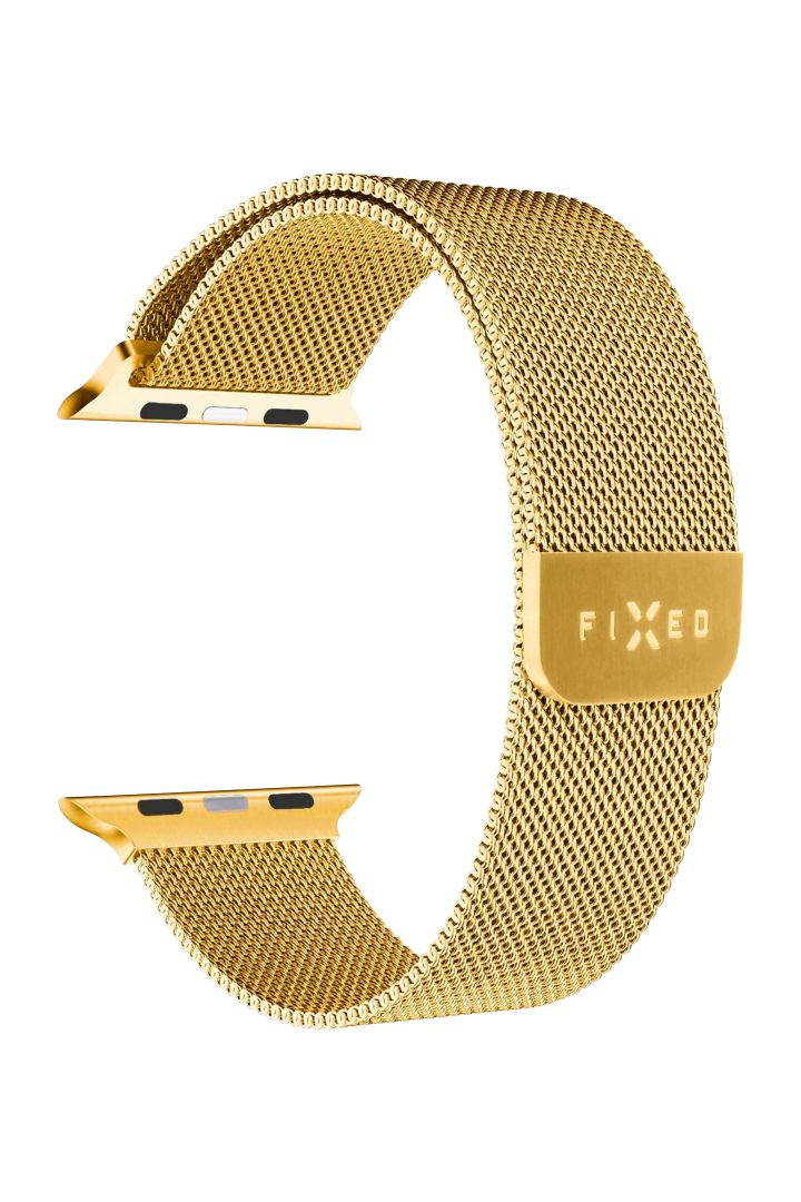 FIXED Mesh Strap for Apple Watch 42/44/45mm, gold