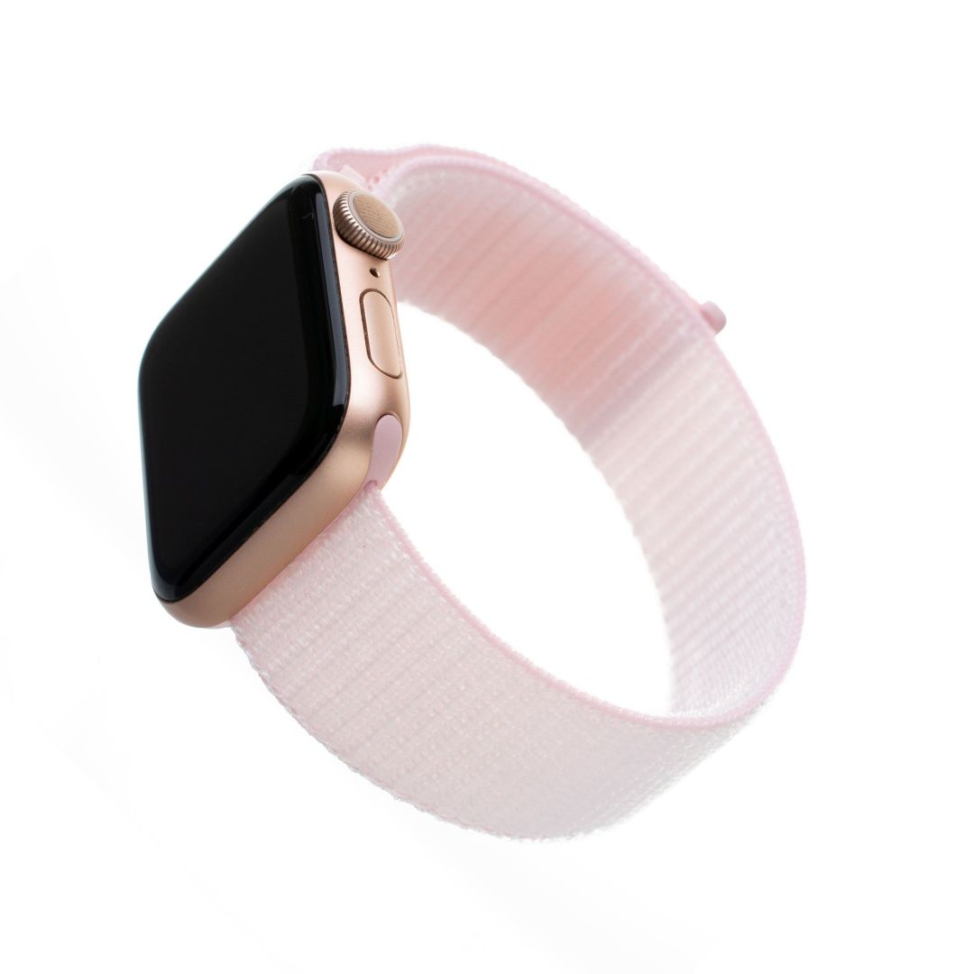 FIXED Nylon Strap for Apple Watch 42/44/45mm, pink