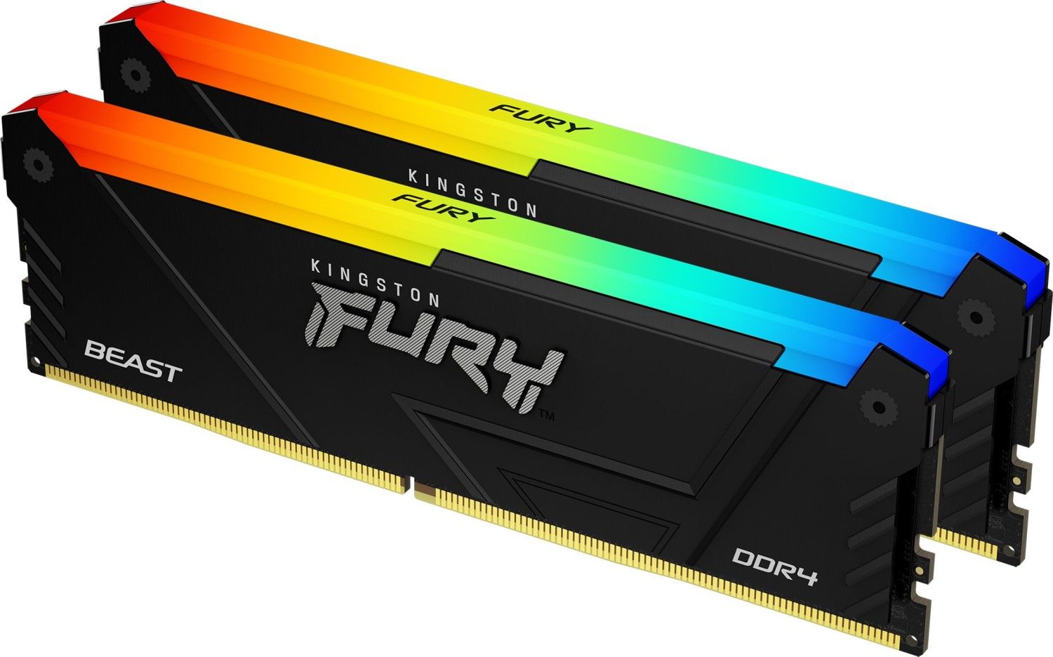 Kingston 16GB DDR4 2666MHz Kit(2x8GB) FURY Beast RGB