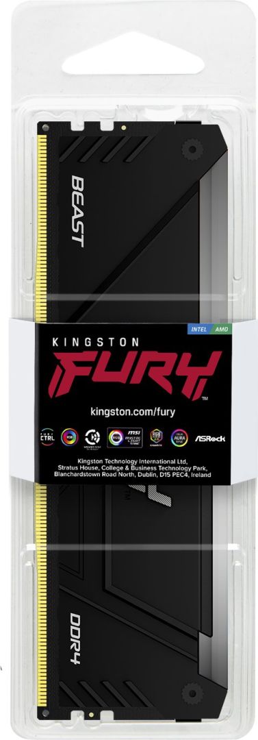 Kingston 8GB DDR4 2666MHz FURY Beast RGB