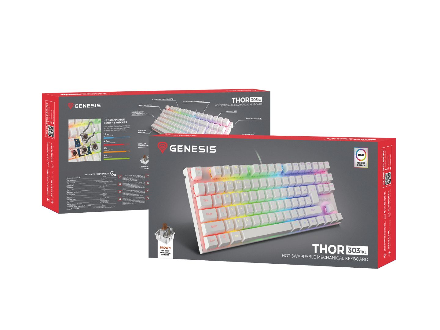 Baseus Thor 303 TKL RGB Mechanical Keyboard US