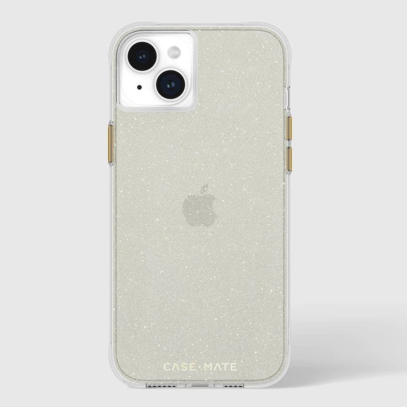 Case-Mate Sheer Crystal Gold case for iphone 15 plus