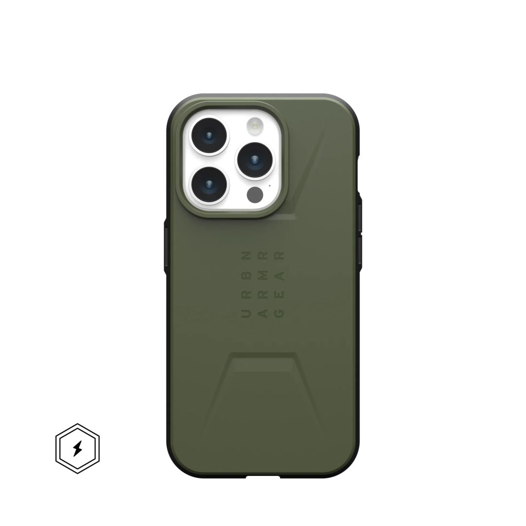 UAG Civilian case for MagSafe iPhone 15 Pro Olive Drab