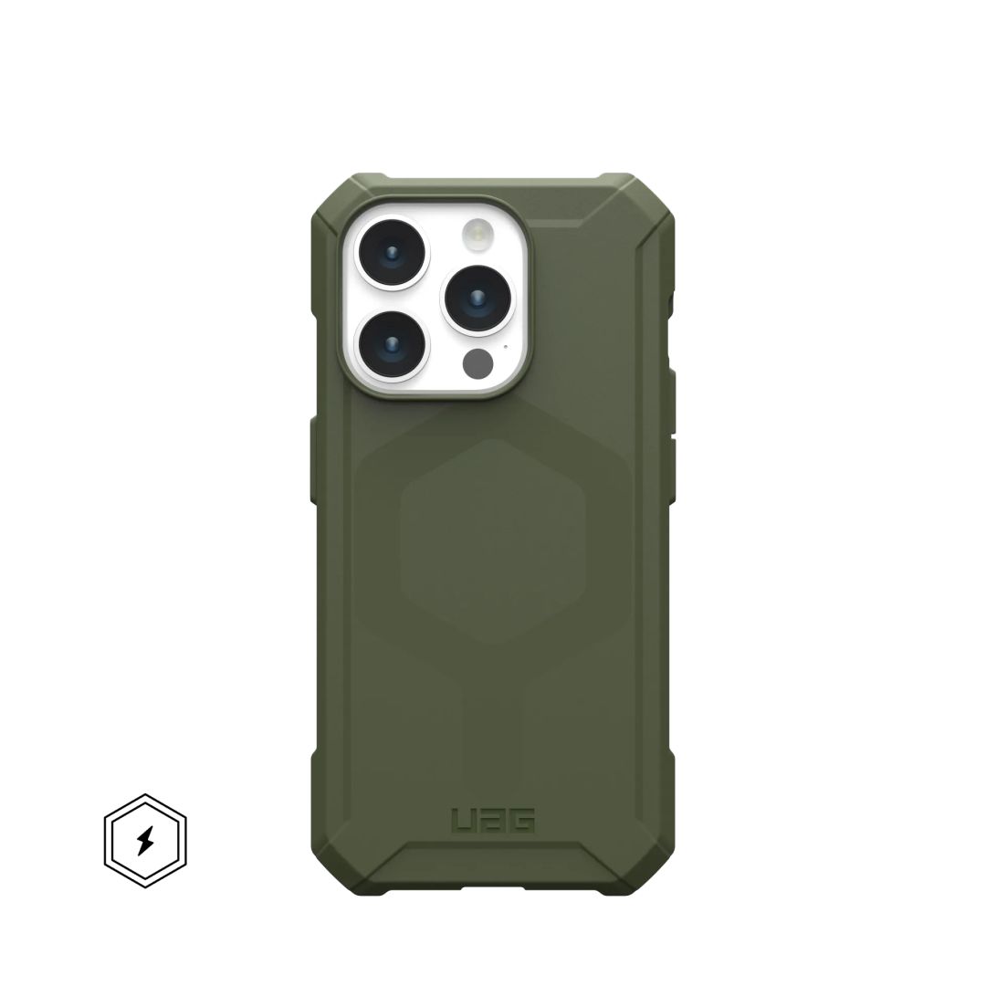 UAG Essential Armor case for MagSafe iPhone 15 Pro Olive Drab