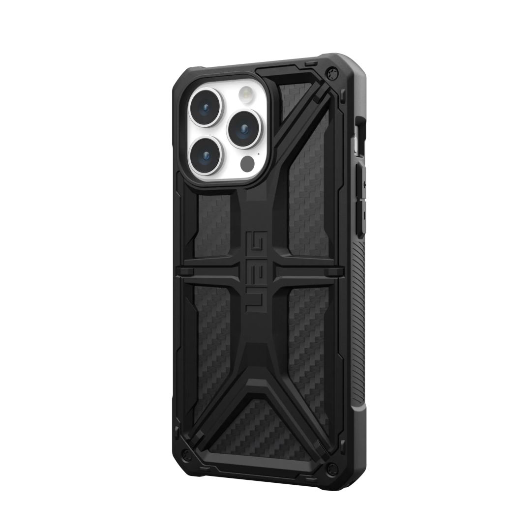 UAG Monarch case for iPhone 15 Pro Max Carbon Fiber