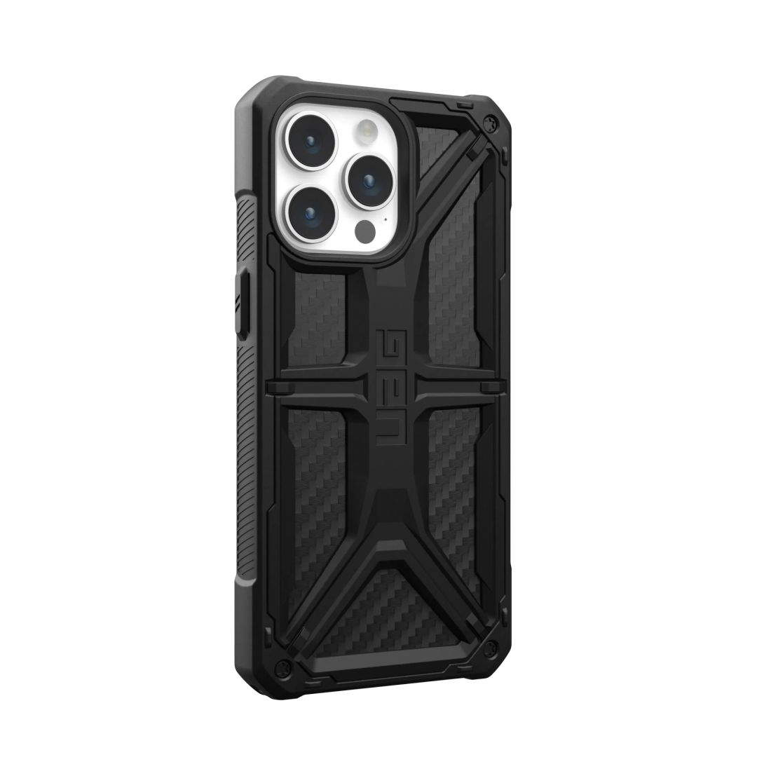 UAG Monarch case for iPhone 15 Pro Max Carbon Fiber