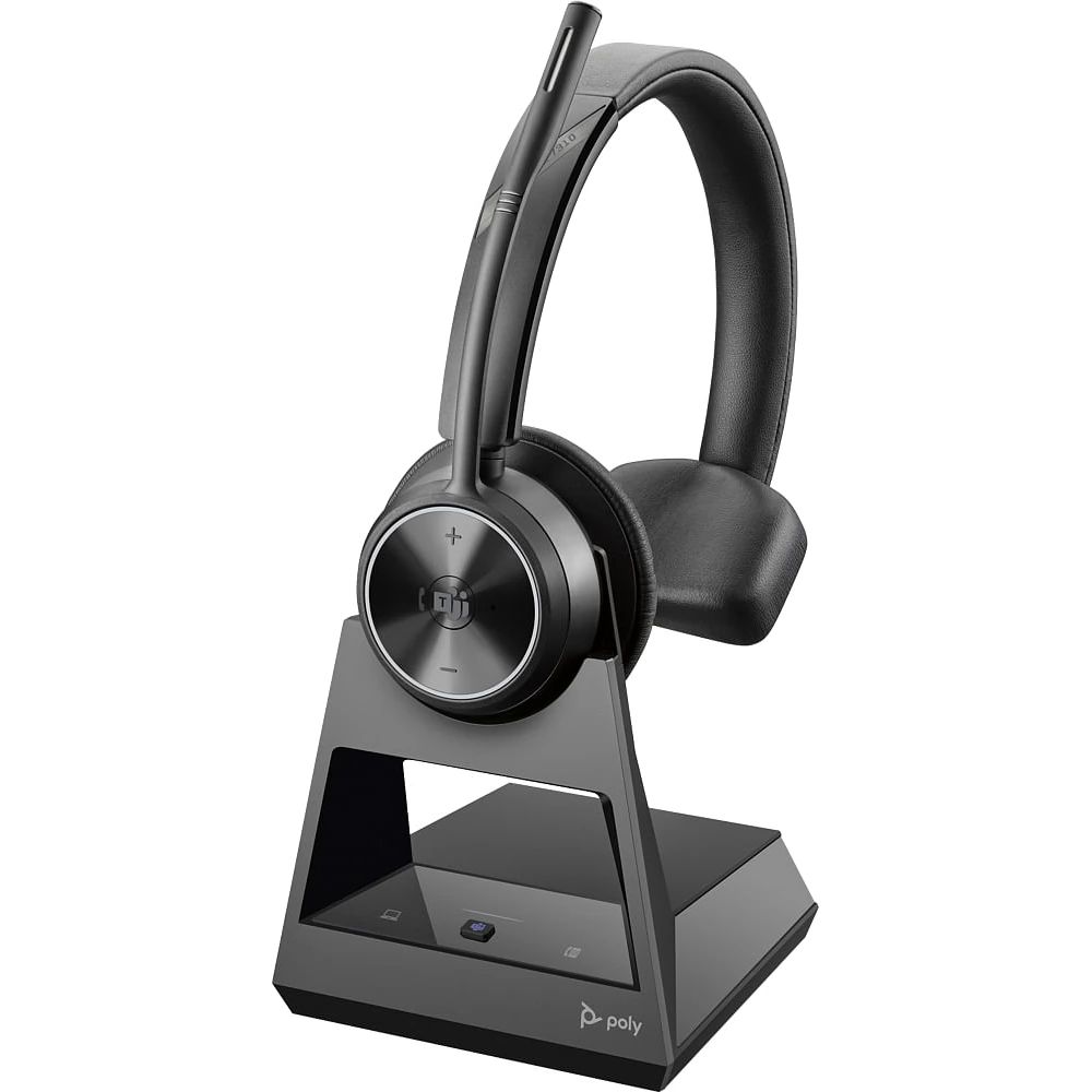 Poly Plantronics Savi 7310 UC Mono Wireless DECT Headset Black