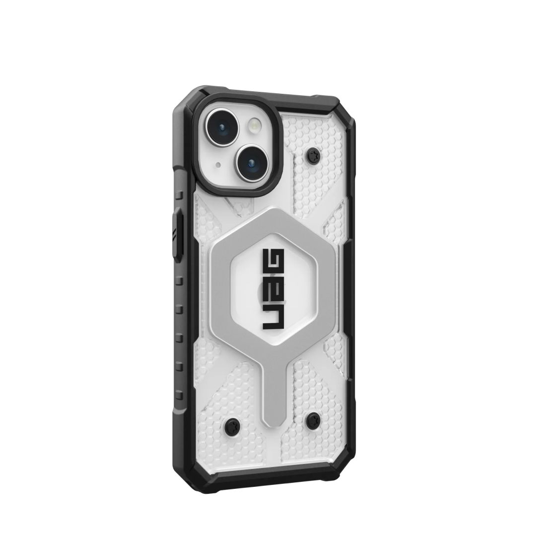 UAG Pathfinder case for MagSafe iPhone 15 Ice