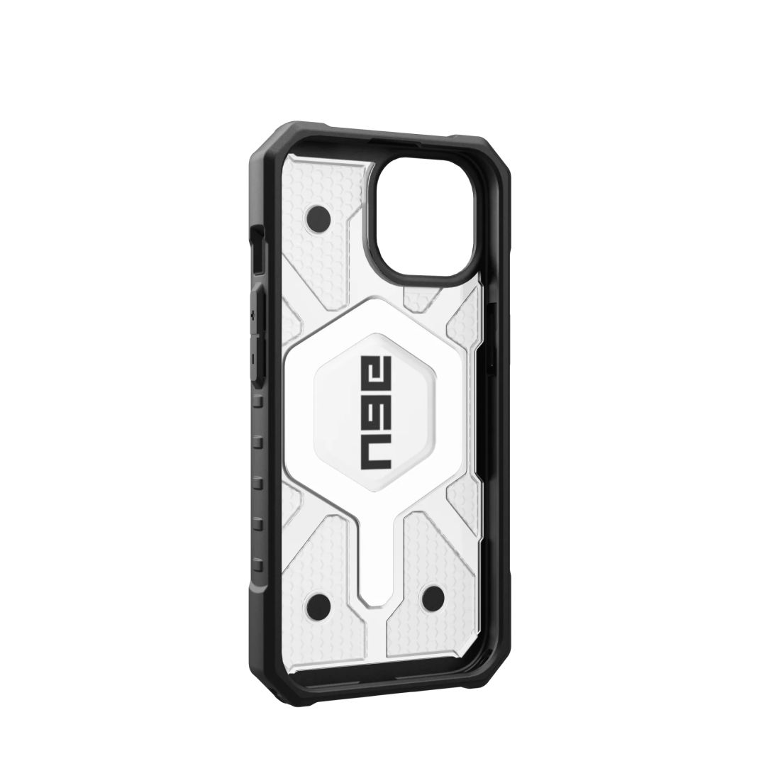 UAG Pathfinder case for MagSafe iPhone 15 Ice