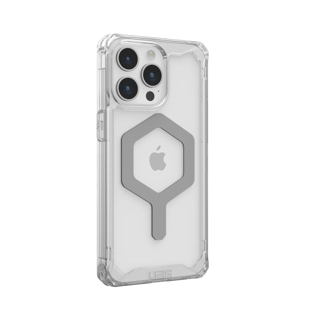 UAG Plyo case for MagSafe iPhone 15 Pro Max Ice/Silver