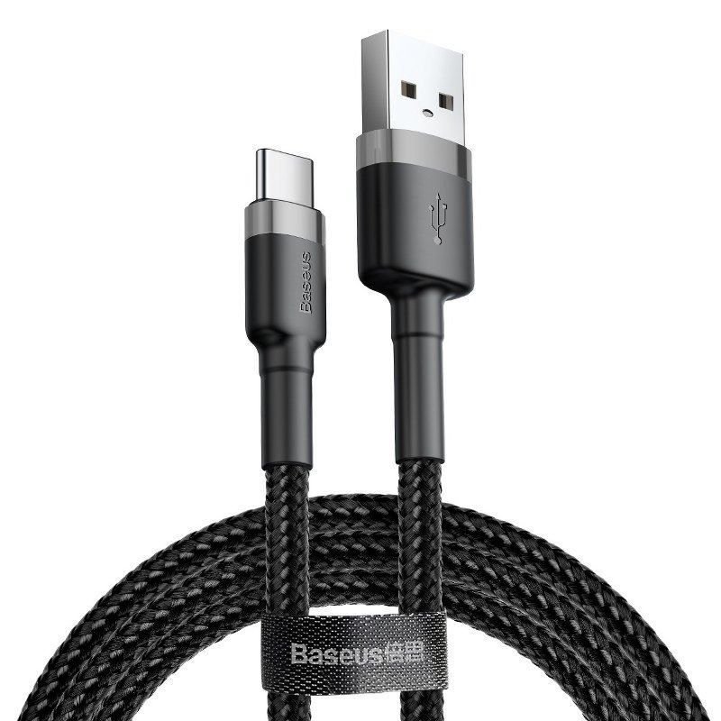 Baseus Cafule USB-A USB-C Cable 0,5m Grey