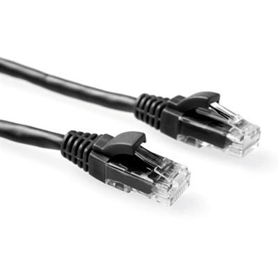 ACT CAT6 U-UTP Patch Cable 0,5m Black