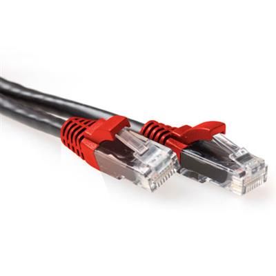 ACT CAT6A U-UTP Patch Cable 0,5m Black